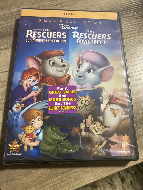 THE RESCUERS 2 Movie Collection 35th Anniversary Edition & Down Under ...