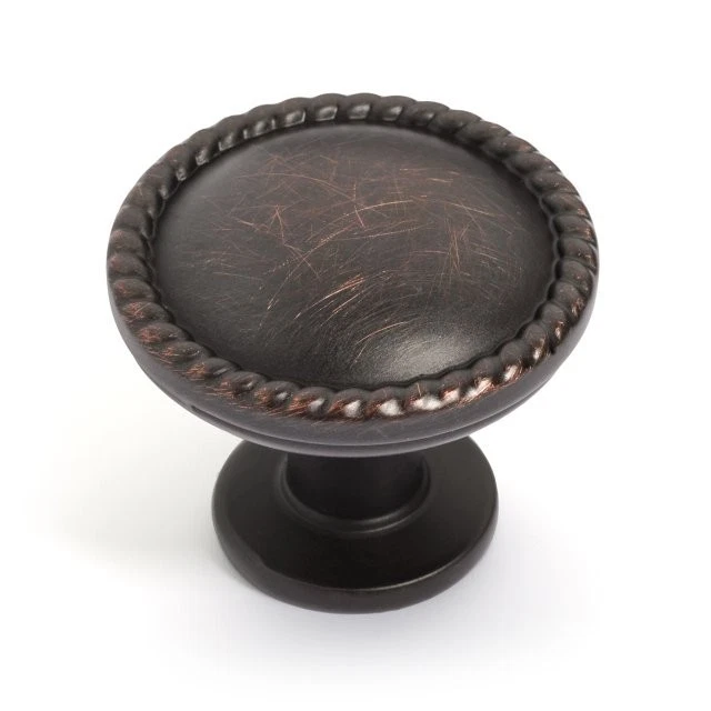 Aged Oil Rubbed Bronze Beaded Cabinet Hardware Knobs 80102