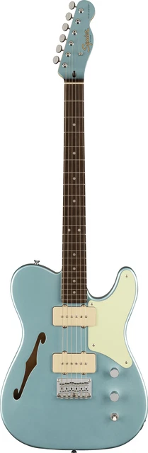 SQUIER FSR Paranormal Cabronita TELECASTER Thinline, Mint Pickguard, Ice Bleu M