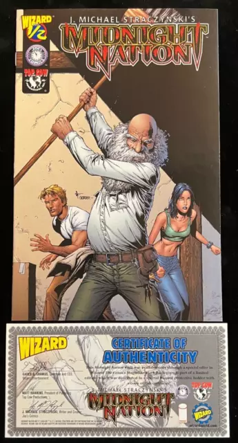 Midnight Nation #1/2: Wizard Magazine Special w/ Cert (Top Cow, 2000) - CS9644