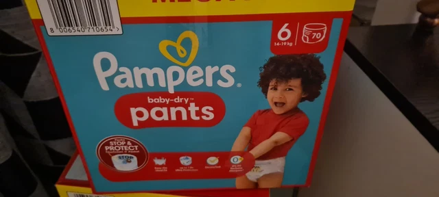 Paquet / Lot de 70 couches Pampers Pants taille 6 T6 14 - 19 kg Méga Pack