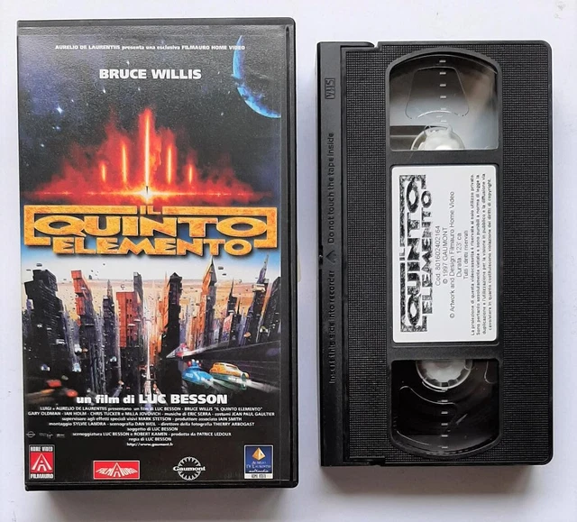VHS IL QUINTO Elemento Film Fantascienza Bruce Willis Besson