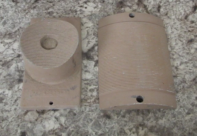 Mcelroy S450662312 6Ips Pipe Fusion Concave Serrated Heater Adapter Set Used