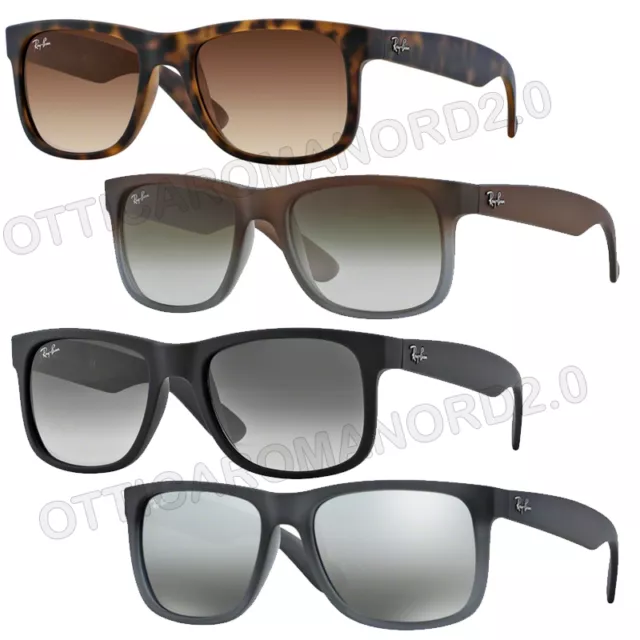 Ray Ban Rb 4165 55/16 Justin Occhiali Da Sole Sunglasses Sonnenbrille Lunettes