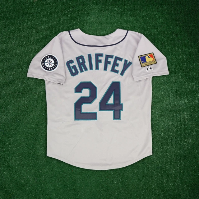 KEN GRIFFEY JR. 1994 Seattle Mariners Men's Road Grey Jersey w/ MLB