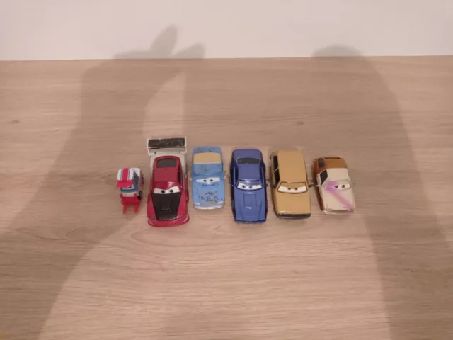 Lot de 6 voitures métal - Disney Cars Rare (K)