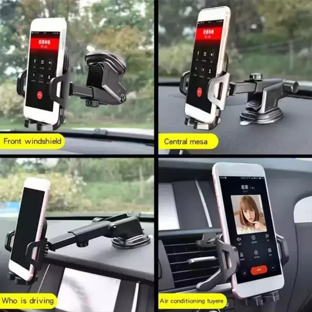 Universal 360º Car Holder Windshield Dashboard Mount Suction Cup For Cell Phone 3