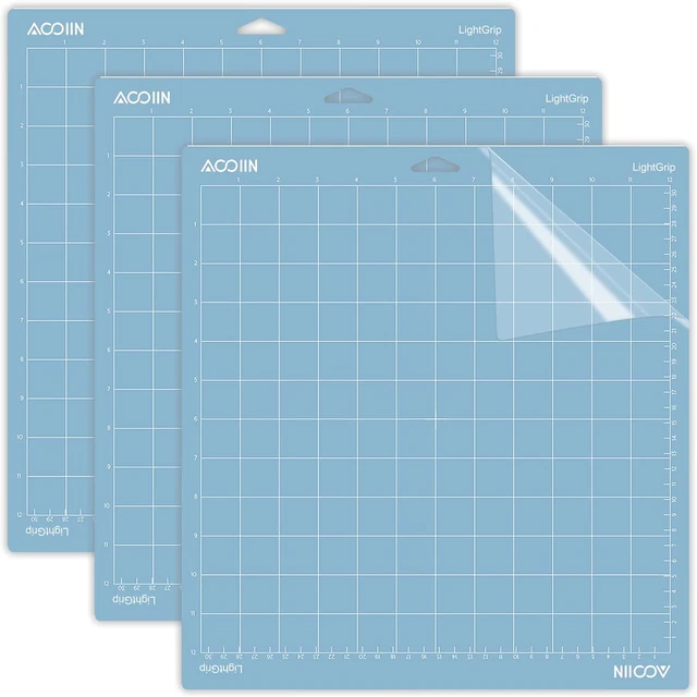 Schneidematte für Cricut Explore One/Air/Air 2/Maker 3er-Packungen, 12x12 Zoll blau