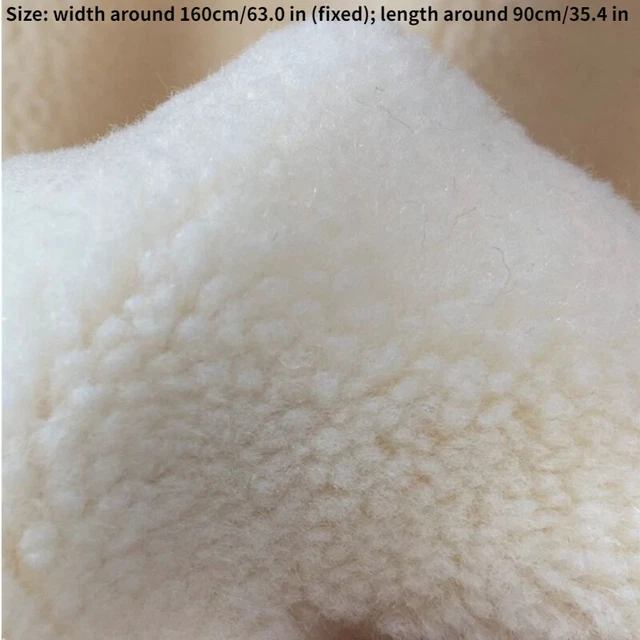 70% Misto Lana Tessuto Spesso Sherpa Pile di Lana per Vestiti Materiale Da Iarda