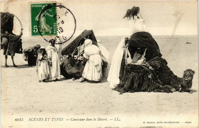 CPA AK Scenes et Types Caravane dans le Désert ALGERIA (787250)