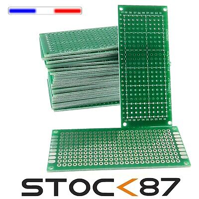 breadboard PCB 923B# 1 à 10 pcs  plaque d'essais à pastille format 5x7 cm 