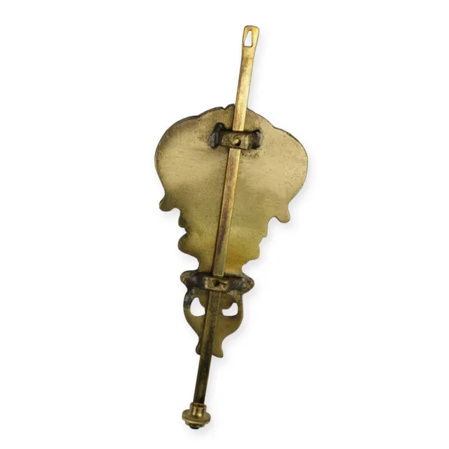 Clock brass pendulum & rod 94 grams ornamental clockmakers spares/repairs part 2
