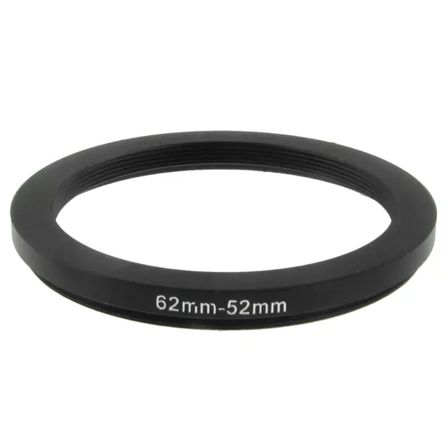 62mm-52mm 62mm à 52mm noir étape à bas Pour appareil photo adaptateur anneau