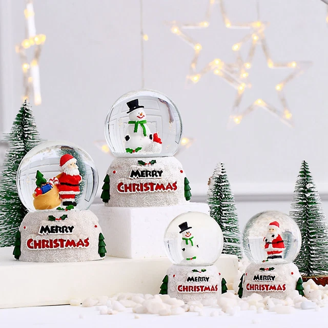 (Alter Mann Klein) Weihnachten Leuchtende Kristallkugel Warmes Ambiente