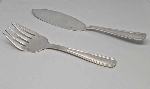Couverts De Service à Poisson Christofle XIXe - Métal Argenté - N0011