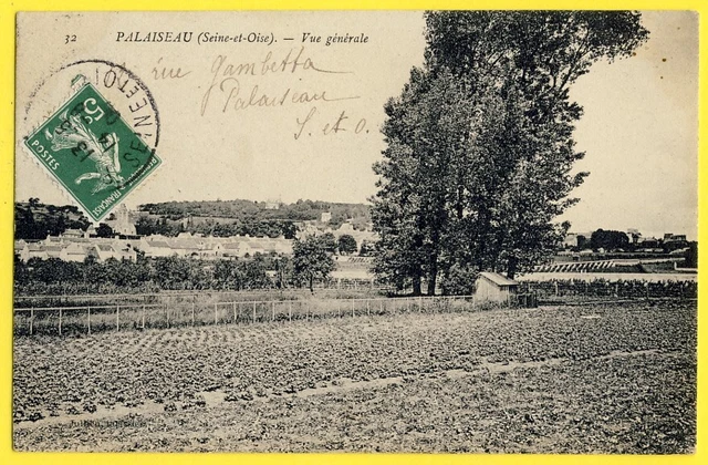cpa 91 - PALAISEAU vers 1900 (Essonne) Vue générale
