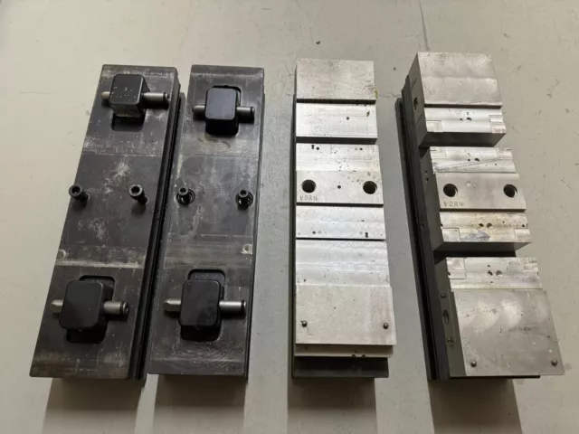 4 Stück 100mm Schraubstock CHICK, Doppelspanner, mechanisch, 400m lang ,CNC