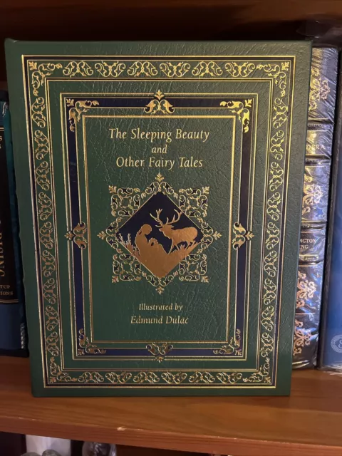 Easton Press SLEEPING BEAUTY BEAST CINDERELLA 1ST 1996 LEATHER Edmund Dulac RARE