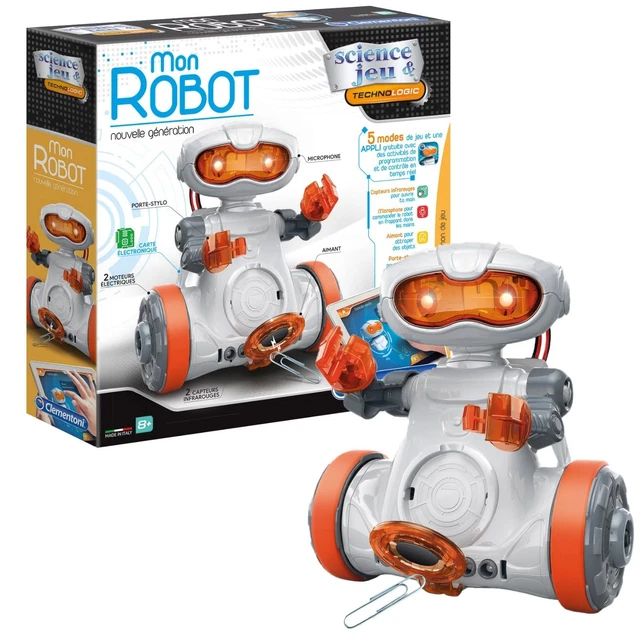 Wenbeier Robot transformable animal 25,4 cm Figurine d'action tigre pour enfants Robot d'assemblage de déformation pour garçons et filles âgés de 6, 7, 8, 9, 10 ans