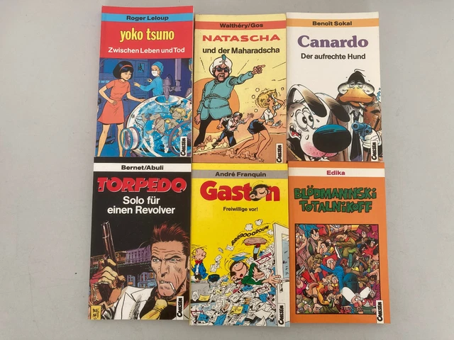 6 X CARLSEN POCKET Comic Taschenbücher (80er Jahre) [1930] EUR 7,50 ...