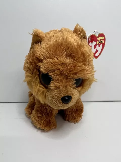 Ty Beanie Boos Glubschi Hund 15cm  Stofftier Kuscheltier Plüschtier