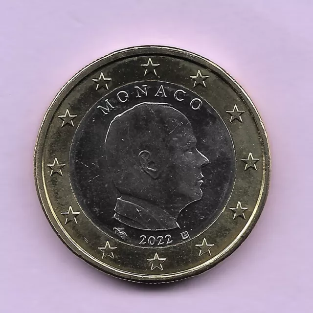 1 euro Monaco 2021 UNC Prince Albert II