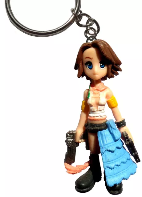 final fantasy 10 figure keyring ff10 yuna keychain