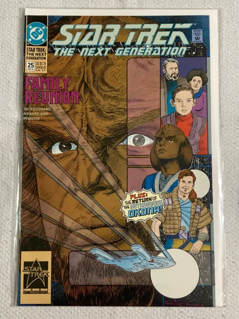 Star Trek: The Next Generation #25 1991 VF+/NM DC Comics