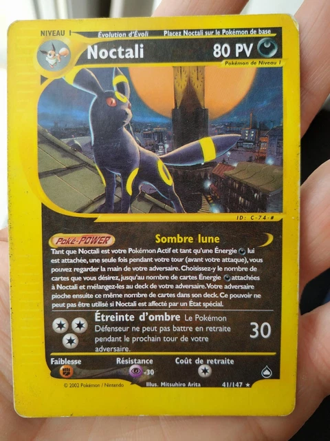 Carte Pokémon Noctali Aquapolis 41/147 FR