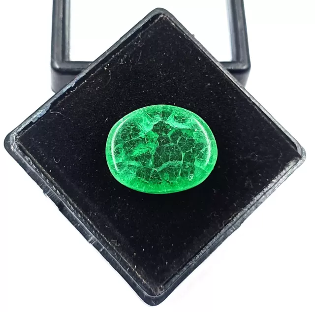 Best Ebay Offer 18.05 Ct Natural Green Emerald Oval Cut Certified Gemstone NMH