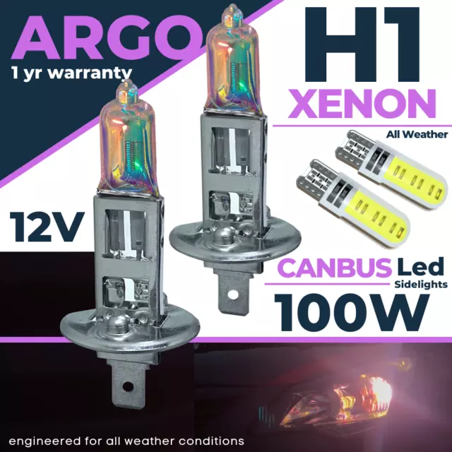 Ampoules H1 100W effet xenon 6000K Next-Tech®