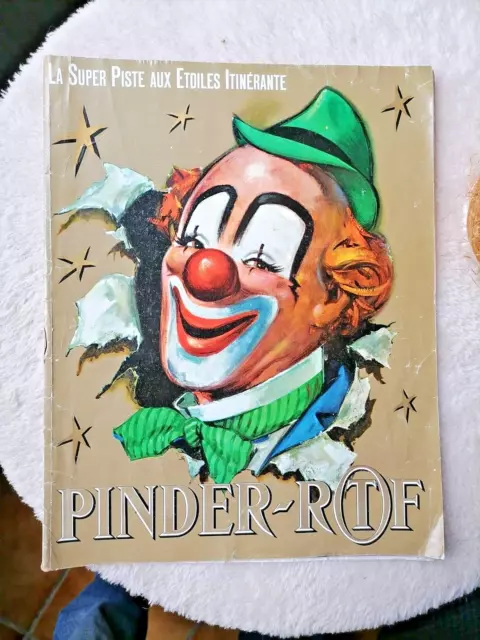 programme Cirque Pinder 60/70 PINDER-ORTF La Super Piste aux Etoiles Itinérante