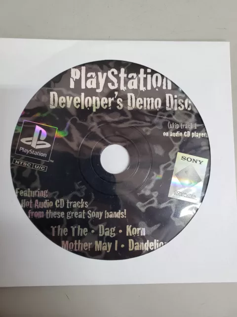 PlayStation ¡Escúchalo ahora! ¡Juega más tarde! Disco de demostración para desarrolladores solo probado