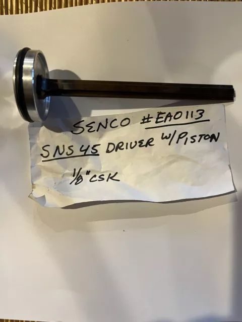 Senco #EA0113--driver with piston for Senco model SNS45 staple gun-(1/8" csk) Senco #EA0113--driver with piston for Senco model SNS45 staple gun-(1/8" csk)