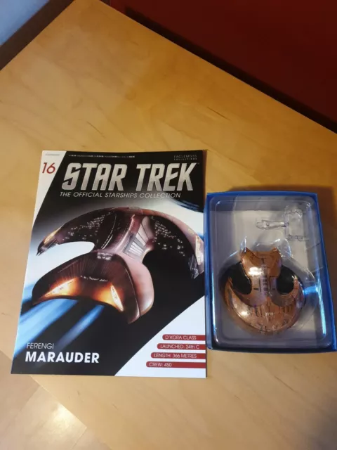 Eaglemoss Star Trek Starships Collection Issue 16. FERENGI MARAUDER