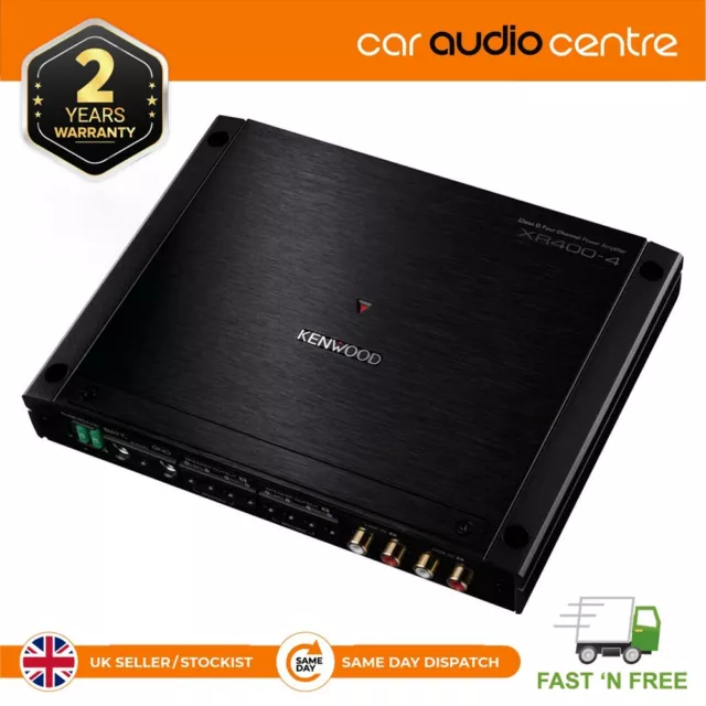 Kenwood XR400-4 4 Channel Super Thin Digital Power Amplifier