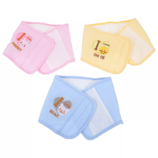 3 Pcs Hip Waist Supports Cotton Belt for Toddler Baby Umbilical Cord