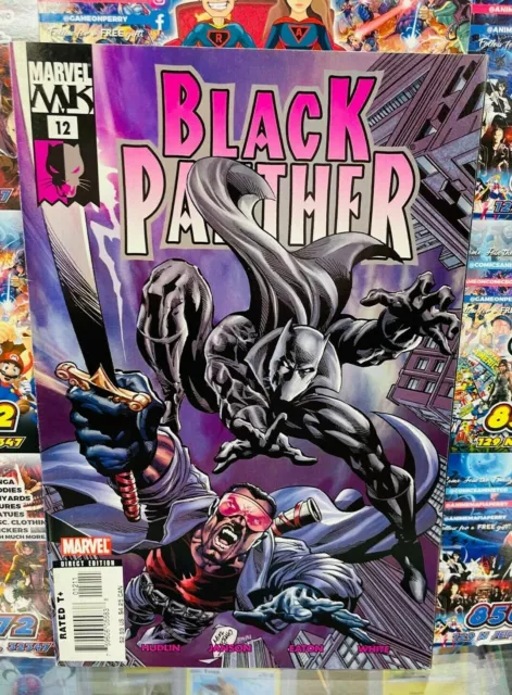 Black Panther #12 (Marvel Knights March 2006) Cover By Mike Deodato Blade Apprea