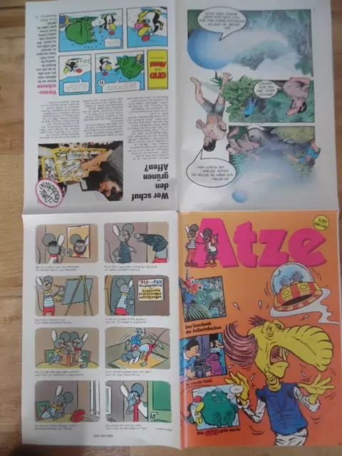 ATZE 1 - 1991 FIX und FAX DDR-Comic Jürgen Kieser FDJ ohne ABO ROHLING! 3
