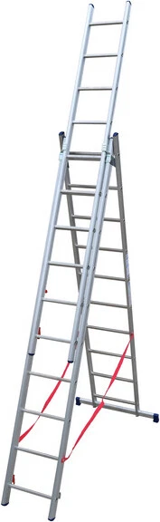 Scala Alluminio Telescopica 3 x 10 gradini Altezza mt. 6,22 - SL290-3 FACAL