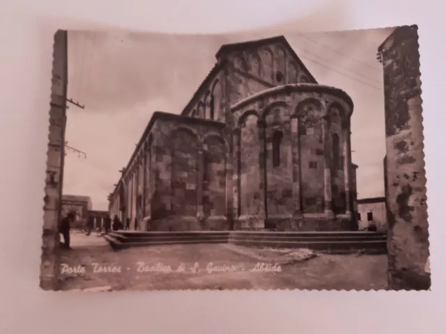 Cartolina "Porto Torres - Basilica Di S. Gavino" Viaggiata (1954)