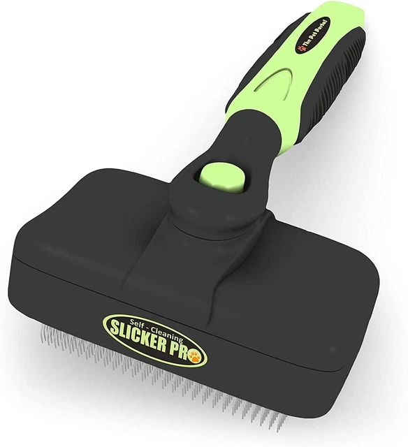 Self Cleaning Dog Brush for Shedding Slicker Brush Cat Long Haired Pet Brush Gro