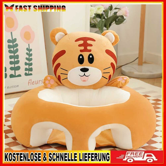 Copertura poltrona bambino cartone animato culla divano sedia per bambini (marrone tigre)