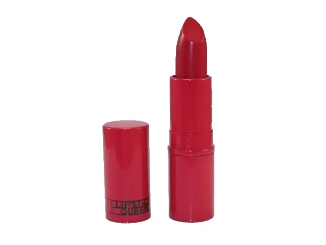 LIPSTICK QUEEN ~ EDEN ~ FULL SIZE ~ NIB bright red with tiny glitter flecks 2