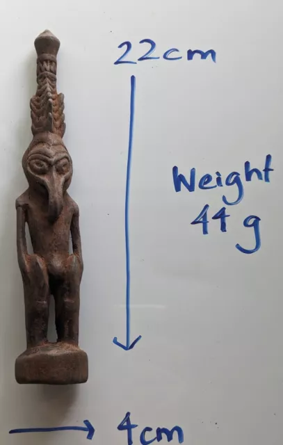 Papua New Guinea Ramu River Murik Lakes 1960's Ancestor Carving Birdman Figure 3