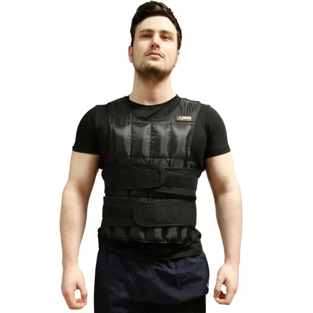 DKN 20kg Adjustable Running Weighted Jacket Strength Weight Loss Training Vest