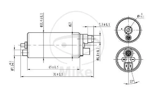 Kraftstoffpumpe Benzinpumpe für Honda SH 125 150 300 2