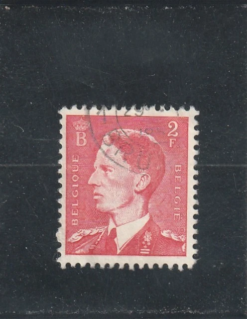 L5589 BELGIQUE timbre Y&T N° 910 de 1953 " Roi Baudouin 1er " Oblitéré