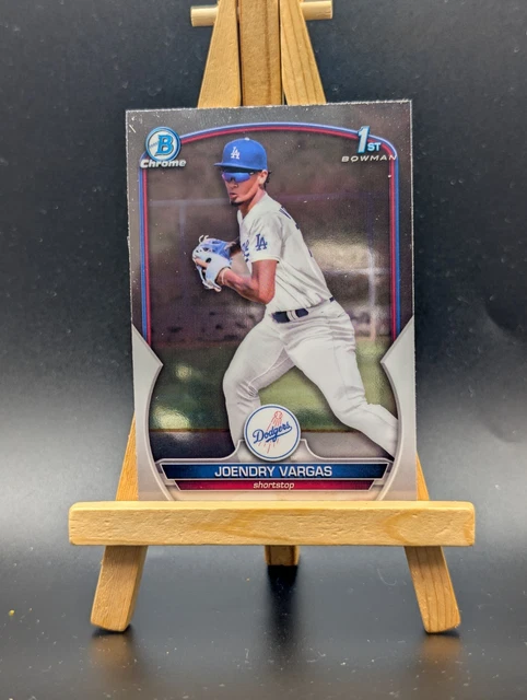 その他 Joendry Vargas 1st bowman auto JOENDRY VARGAS 2023 1st Bowman Chrome #BCP-218 Mega GREEN