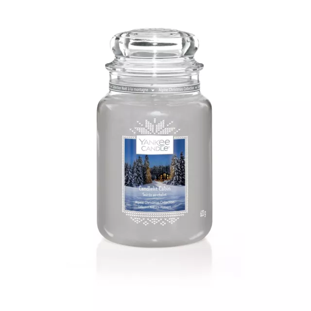 YANKEE CANDLE Große Kerze CANDLELIT CABIN 623 g Duftkerze